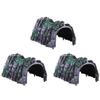 Train Tunnel N Scale Train Accessories 3pcs Railway Model Scenery Tunnel Models Plastic Rockery Cave Tunnels for Railway Accessories Woodland Scenics Model Table view 1