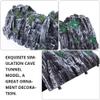 Train Tunnel N Scale Train Accessories 3pcs Railway Model Scenery Tunnel Models Plastic Rockery Cave Tunnels for Railway Accessories Woodland Scenics Model Table view 4