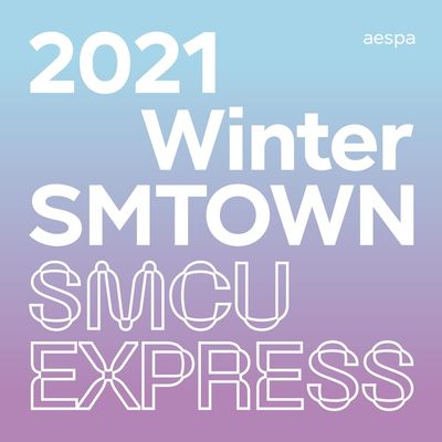 2021 Winter SMTOWN : SMCU EXRPESS Album+Folded Poster (aespa)