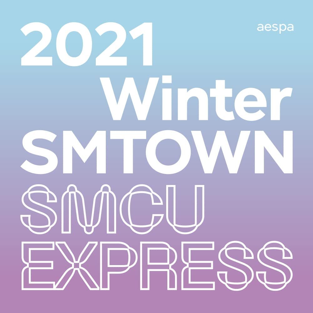 2021 Winter SMTOWN : SMCU EXRPESS Album+Folded Poster (aespa)