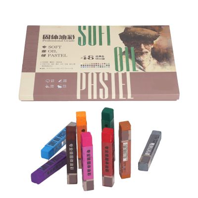 50pcs Oil Pastels Vivid Colors Soft Glossy Attractive Decorative DIY Making Coloring Accessories for Graffiti(8548MN)