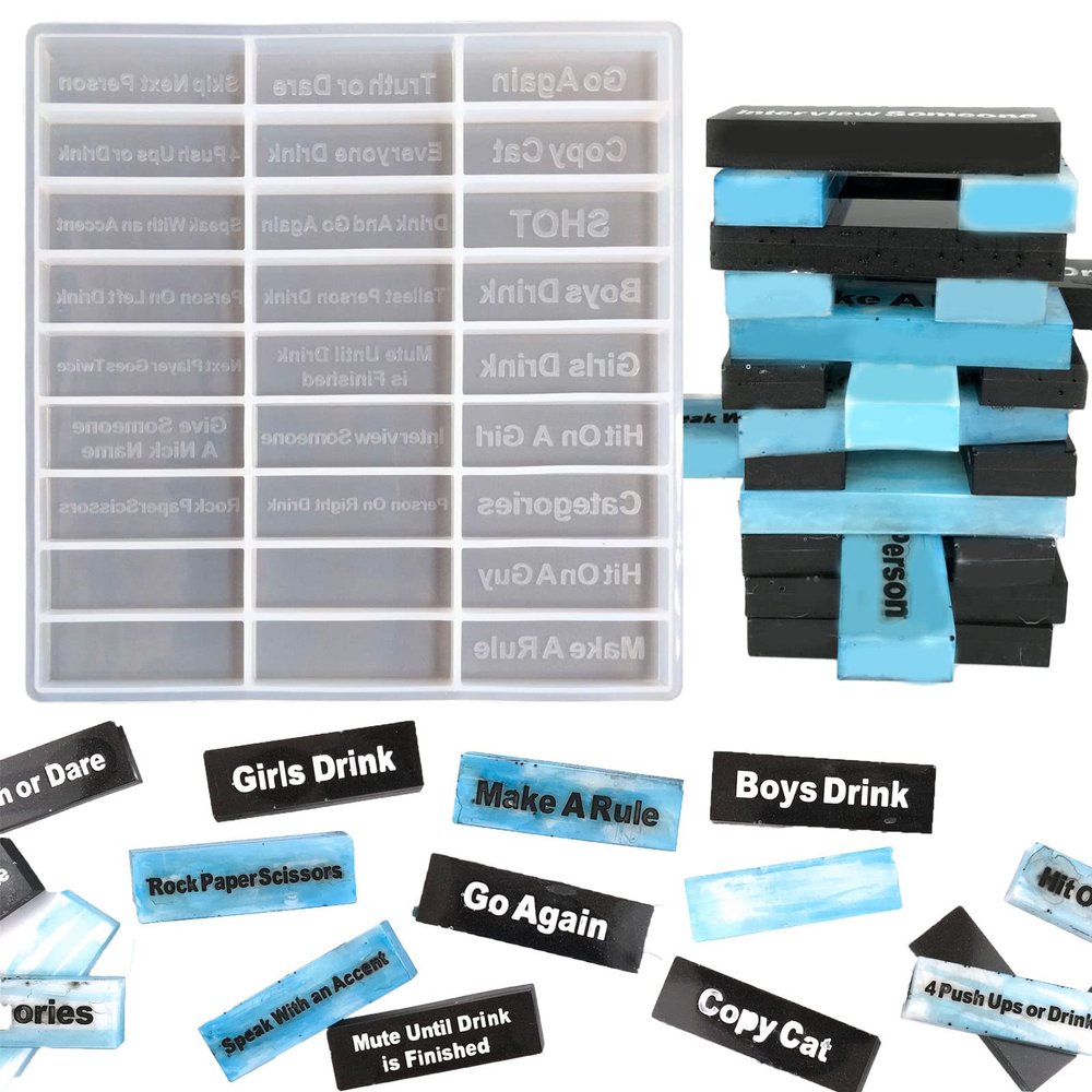Resin Molds & Silicone Molds for Family Gathering Games - Creative DIY Gift