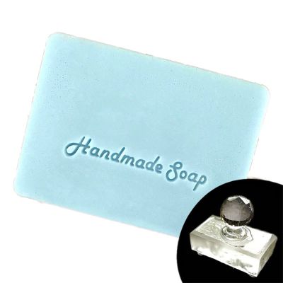 DIY Natural Soap Making Stamp Personality Resin Crafts Acrylic Chapters Mini Transparent Embossing Seal for Cookie Soap