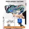 SHQIN Electric Carpet Tufting Gun Tufting Gun Kit Cut Pile Loop Pile 2 in 1 Dual-Use Tufting Gun Rug Gun Rug Tufting Gun High Speed Carpet Tufting Gun with Storage Bag and 12 Yarn Roll view 4
