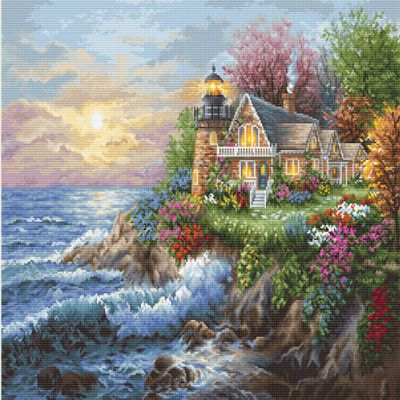 Luca-S Cross Stitch Kit Guardian of The Sea, Gold Collection, Embroidery Kit