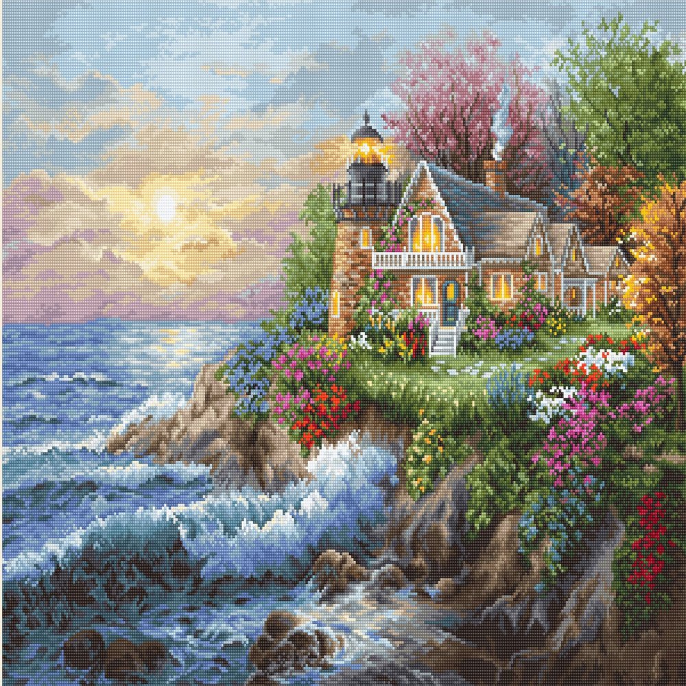 Luca-S Cross Stitch Kit Guardian of The Sea, Gold Collection, Embroidery Kit