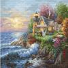 Luca-S Cross Stitch Kit Guardian of The Sea, Gold Collection, Embroidery Kit view 1