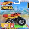 DieCast Hot Wheels Monster Trucks Oscar Mayer Hot Dog, 1:64 Scale Truck 8/75 Plus Connect and Crash car view 1