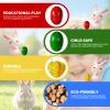 Easter Basket Stuffers, 6Pcs Prefilled Easter Eggs, Wooden Percussion Musical Egg Shakers, Montessori Toy Essentials Maracas Musical Instruments for Toddlers Teens Kids Boys Girls Babies view 4