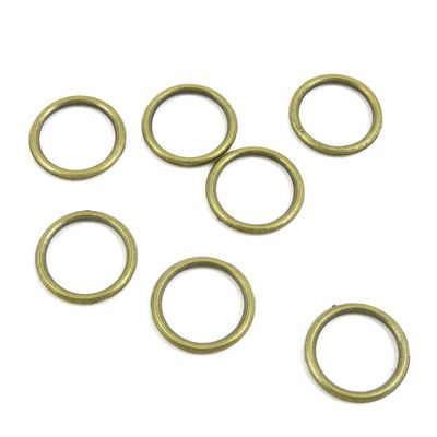 Price per 230 Pieces Antique Bronze Plated Jewelry Making Charms Findings Crafting Suppliers A6BD5Q Jump Rings 19mm