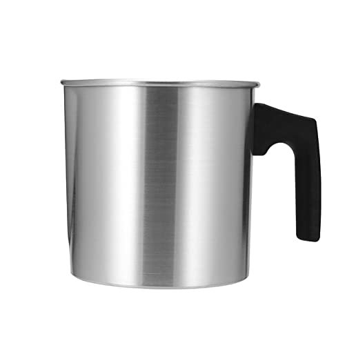 1.2/3L Candle Melting Pot Wax Melting Cup Wax Melting Pot Candle Making Pouring Pot For Home DIY Stainless Steel Candle Store (1.2L)