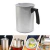 1.2/3L Candle Melting Pot Wax Melting Cup Wax Melting Pot Candle Making Pouring Pot For Home DIY Stainless Steel Candle Store (1.2L) view 3