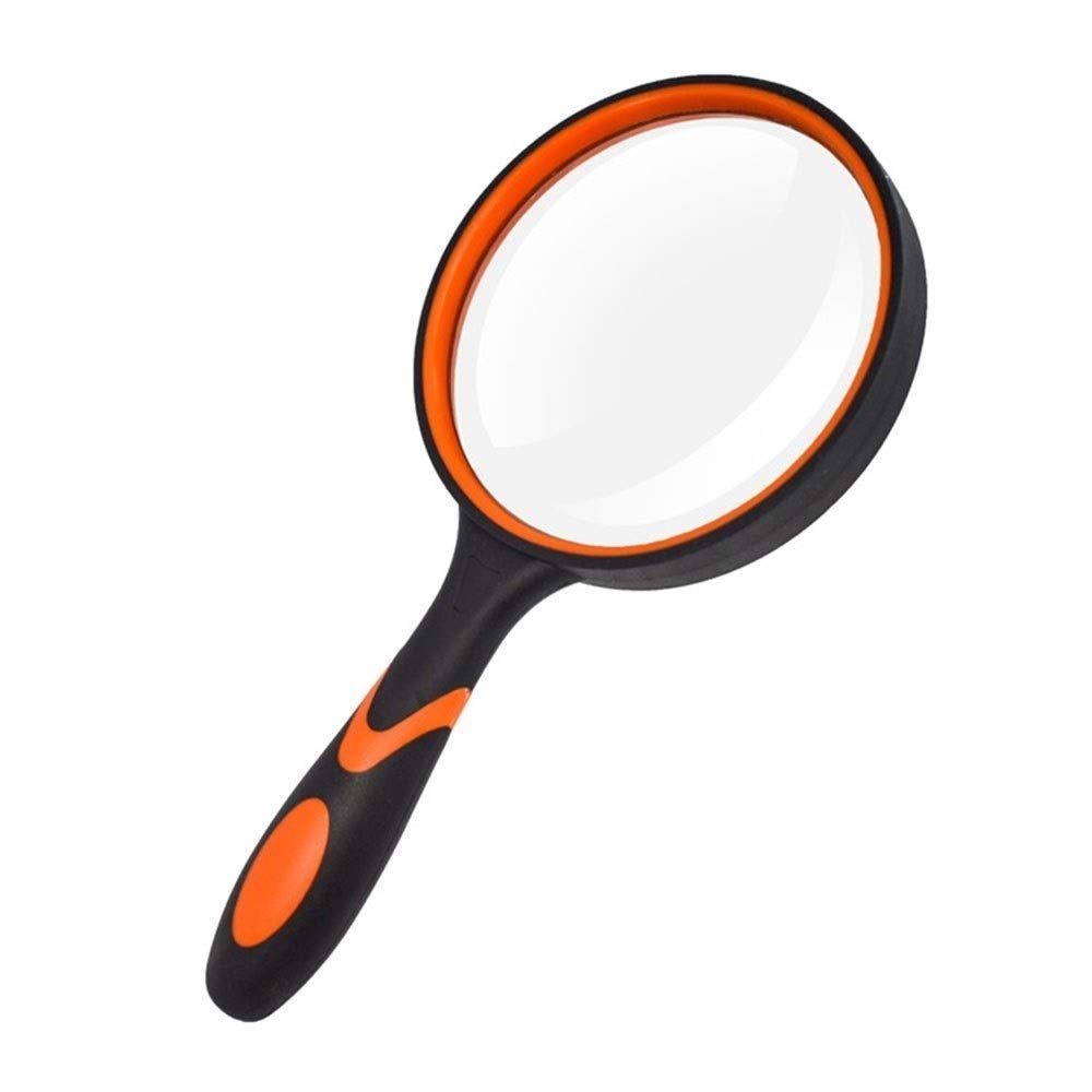 XIXIDIAN Magnifier Hand Held 3X Magnifying Loupe Reading Glass Lens Exquisite Workmanship for Inspecting Jewelry Checking Maps