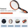 XIXIDIAN Magnifier Hand Held 3X Magnifying Loupe Reading Glass Lens Exquisite Workmanship for Inspecting Jewelry Checking Maps view 4