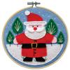 Felt Applique 6" Santa view 1