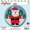 Felt Applique 6" Santa view 2