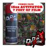 Hydrographic Film Activator Combo Kit Gold Metallic Dragons Hydro Dipping 16oz Dip Demon view 1