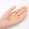 100pcs Adabele Tarnish Resistant Gold Bezel Cup Frame Tray Setting Jewelry Findings for 8mm Round Cabochon Photo Cameo Resin Pendant Jewelry Making BF49-8 view 4
