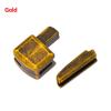 Liovns Mdingbao-Zippers 5 Sets/Lot Metal Repair Zipper Stopper Open End Zipper Stopper DIY Sewing Zipper Accessories, Strong and Sturdy (Color : Gold, Size : 10#) view 2