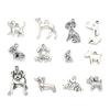 Cheriswelry 326Pcs Assorted Dog Tibetan Style Alloy Pendants Antique Silver Dog Metal Charms Animal Dangle Charms 15-47mm for DIY Necklace Earring Bracelet Jewelry Making view 2