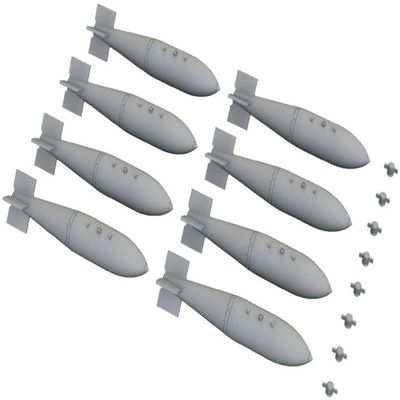Eduard EDU672276 1/72 Brassin British Air Force 1000lb Free Fall Air Bomb Plastic Model Parts Molded Color