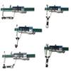 Goyunwell #5 Zipper Pulls Metal Silver Bulk 50pcs Nylon Zipper Slider Head Charms for Purse Handbag Making Craft Sewing Heavy-Duty Rustproof Non-Fading view 2