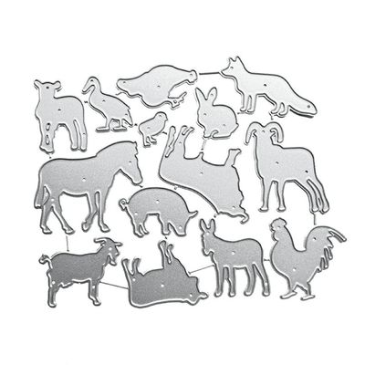 Animal Metal Cutting Dies Stencil DIY Scrapbooking Album Paper Card Template Mold Embossing Craft Scrapbooking die cuts Metal