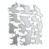Animal Metal Cutting Dies Stencil DIY Scrapbooking Album Paper Card Template Mold Embossing Craft Scrapbooking die cuts Metal view 4