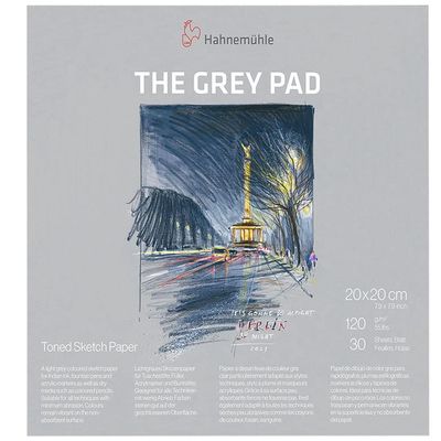 The Grey Pad 120g/m, Drawing Pad, 8x8 inches, 30 fls