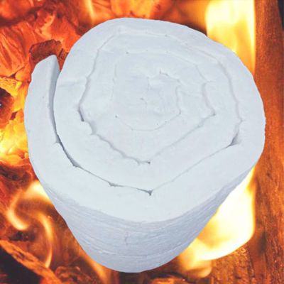 WMEIE Ceramic Fiber Insulation Baffle Fire Blanket, Fiber Insulation Blanket Roll for Kilns Ovens Furnaces Forges Stoves, High Density Heat 2300F (1260C),20mm 0.61x7.2m