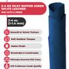 ELW Premium Suede Cowhide 2-4 oz (1-1.6mm) - Soft Full Grain Pre-Cut Side Leather - (2-4 SQ FT 2 PCS,Denim) - USA Made Silky Buffed Suede Fabric Leather for Car Upholstery, Crafts, Garments, Furniture view 3