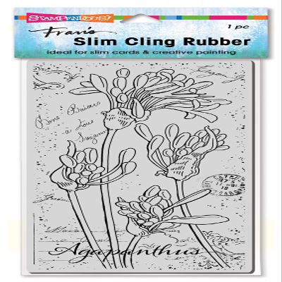 Stampendous Cling Rubber Stamp, Slim Agapanthus