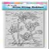 Stampendous Cling Rubber Stamp, Slim Agapanthus view 1