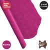 ELW Premium Suede Cowhide 2-4 oz (1-1.6mm) - Soft Full Grain Pre-Cut Side Leather - (2-4 SQ FT 2 PCS,Fuschia) - USA Made Silky Buffed Suede Fabric Leather for Car Upholstery, Crafts Garments Furniture view 2