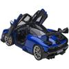 Auto Art Models McLaren Senna Trophy Kyanos Blue and Black with Carbon Accents 1/18 Model Car by Autoart 76079 view 2
