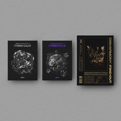 Kakao m P1HARMONY - DISHARMONY : FIND OUT (3rd Mini) [FIND OUT+TURN OUT+WORLD ver. SET] (No Poster)
