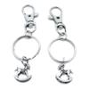 5 Pieces Keyring Keychain Wholesale Suppliers Jewelry Lobster Clasps BT6O7H Rocking Horse view 1