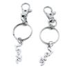 50 Pieces Keyring Keychain Wholesale Suppliers Jewelry Lobster Clasps WK3S6E LOVE Sign view 1