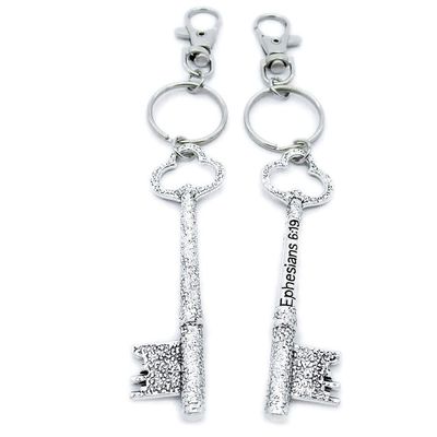50 Pieces Keyring Keychain Wholesale Suppliers Jewelry Lobster Clasps LS1M0G Ephesians Key