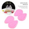 Wakauto 4pcs Silicone Earrings Molds for Epoxy Jewelry Making Design Non-Stick Crafting Tool for Handmade Earrings and Accessories view 3
