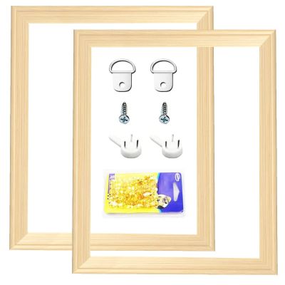Cyauatt 2 Pack 12"x16"Canvas Stretcher Bars, DIY Wood Canvas Frames Kit, Wooden Art Frames, Wood Stretching Bars for Gallery Wrap Oil Painting Posters and Canvas Arts (12" x16)