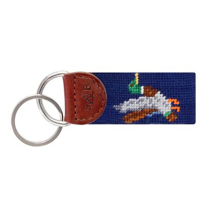Smathers & Branson Mallard Needlepoint Key Fob