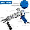 WZFANJIJ Electric Carpet Tufting Gun Carpet Weaving Machine Cut Pile Rug Tufting Gun Pray Gun Speed 5-40 Stiches/secs with Wool and Tufting Cloth view 3