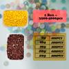 Carsilers Square Diamond Bead,Diamond Painting Accessories Replacement for Missing Drills,Diamond Painting Supplies Gems Stones,Square Diamond Drill 3032,About 3500pcs view 2