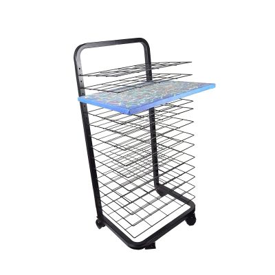 ZXFF Art Drying Rack, Drying Easel Art Studio, Educational Product Drying Rack, Space-Saving Shelf (for A3 Artwork/Painting) Art Courseware Bracket (Size : 30 Layers)