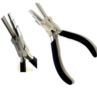 1 EA German Heavy Duty Bail Making Pliers -LITTLE WRAPPER LOOPING PLIER, 5, 7, 10MM LOOPS, WIRE WRAPPING JEWELRY PLIERS -WITH NON-SLIP COMFORT GRIP HANDLE