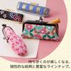 Shachihata THC-FV22-YG Seal Case, F, Vertical Insert, Arrow Kasuri Pattern view 4