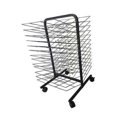 LYLFF Art Drying Rack, Art Class Oil Painting Board, Drying Paper Works and Storing Children's Gifts Foldable Oil Painting Board Magazine Display Cabinet