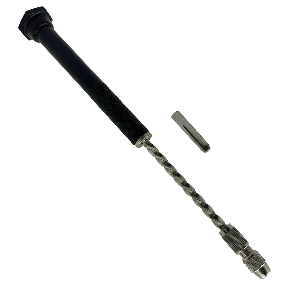 Archimedes Spiral Push Hand Pin Vise Drill Capacity 0-2.0 mm DIY Wood Clay Resin Casting Molds Jewelry Pendant Making Supplies