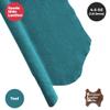 ELW Chap Splits Suede Leather 4-5 oz (1.6-2mm) - Pre-Cut Teal 1-3 SQ FT 2 PCS | USA Made AB Grade Full Grain Leather Sheet, Soft Leather Hide for DIY, Craft, Car Upholstery, Garments, Furniture view 2